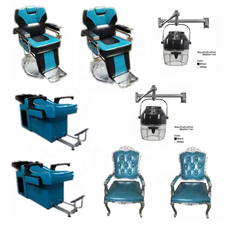 Beauty Salon Black Hair Cutting Mirror Station Cheap Barber Mirror Table