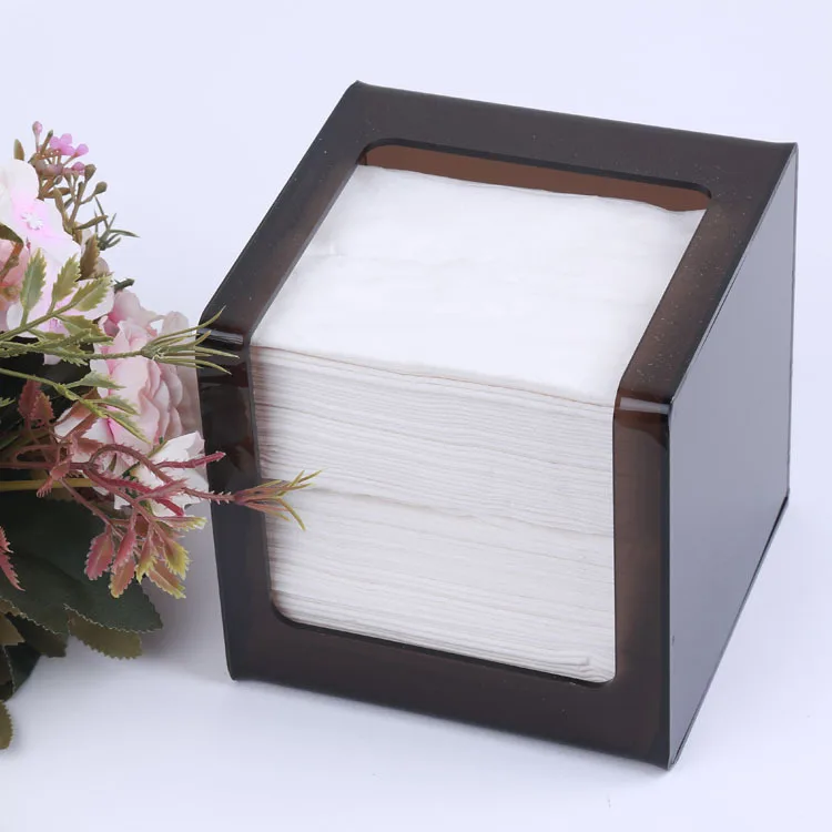 
Single square tissue box plexiglass tissue box Acrylic storage box 