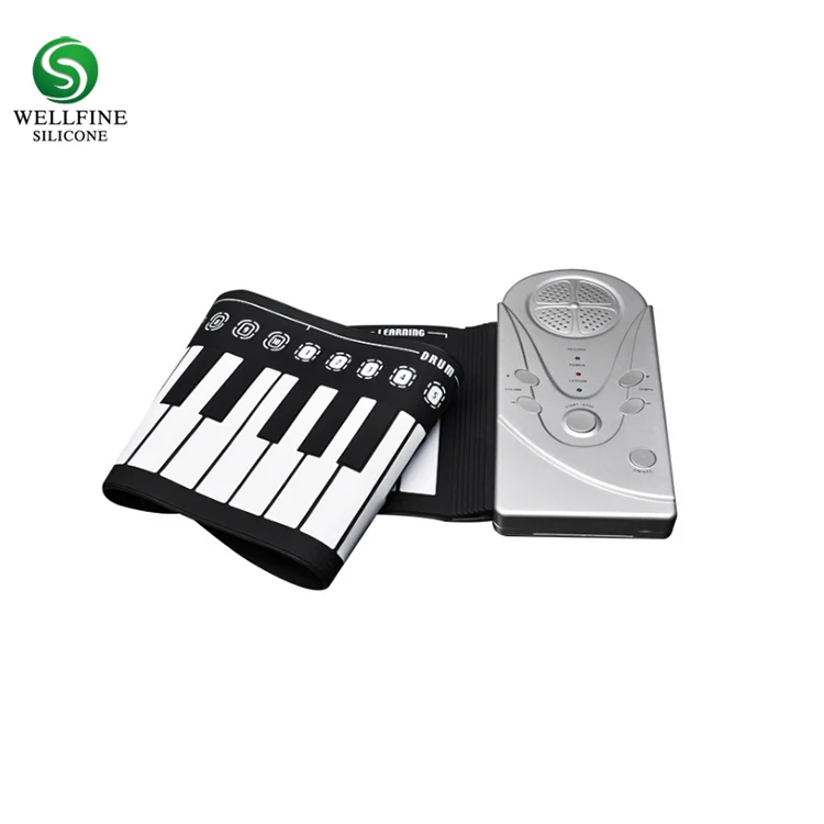 Silicone Hand Roll Piano 49 keys silicone entry-level portable piano Musical Instrument Electronic Organ Keyboard