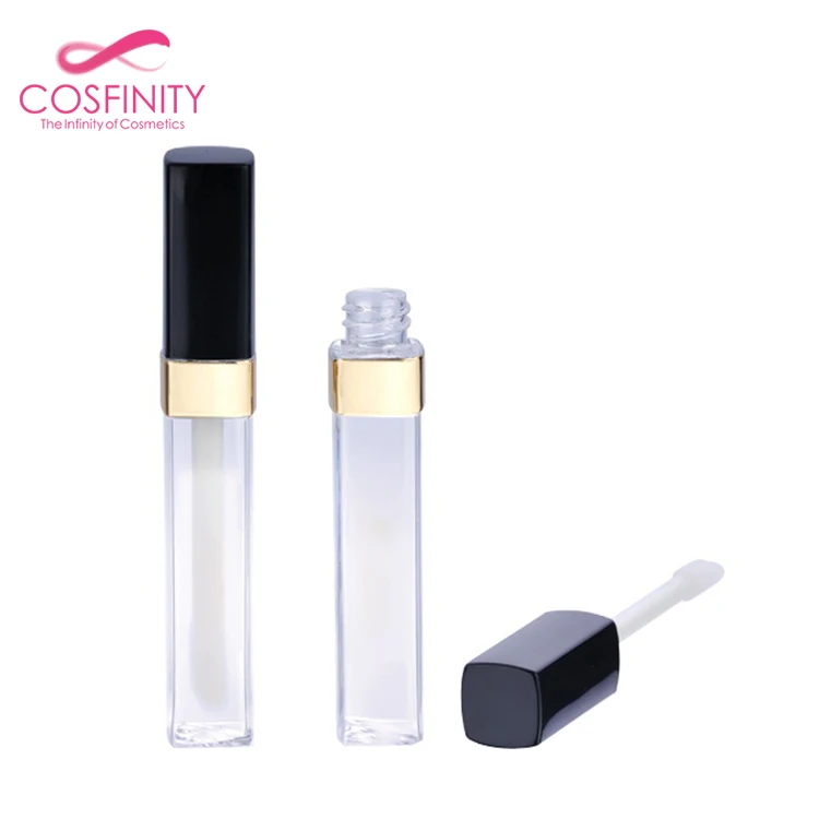 Popular design Fashion design liquid lipstick container eco-friendly empty lipgloss tube packaging lip gloss tube with brush