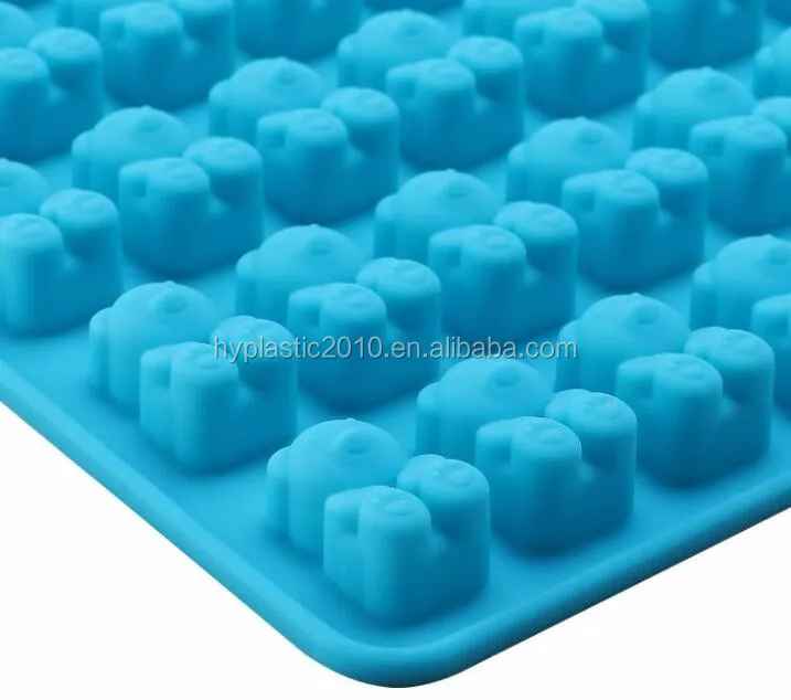 Gummy Bear Candy Molds Silicone Chocolate Gummy Molds with Bonus Droppers