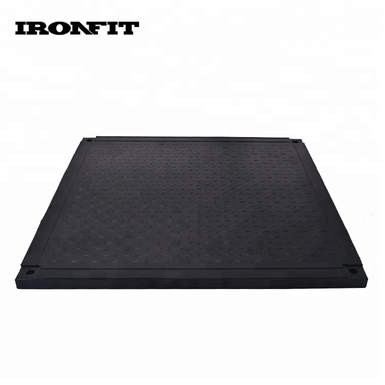 15/25mm Noise Reduction Antibacterial Sport Recycled Rubber Floor Tile