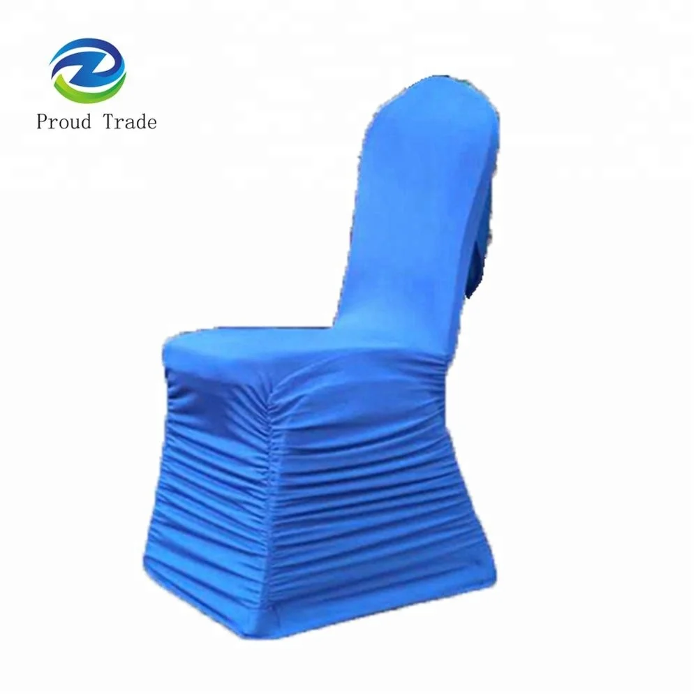 Gorgeous banquet swag back chair cover with factory price