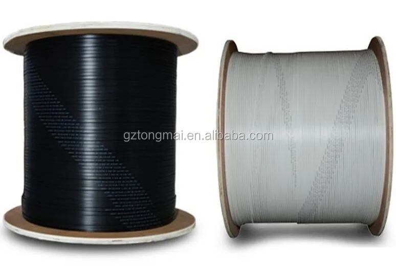 Ftth drop cable GJXH 2 core fiber optic cable G657A