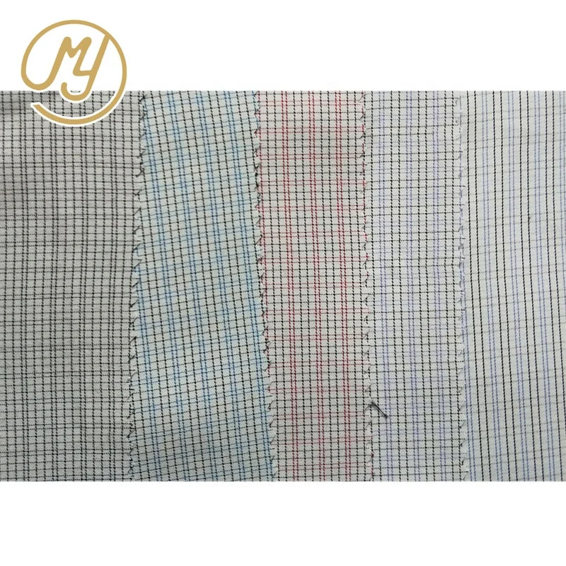 60% T 40% R в наличии, оптовая продажа, тканая рубашка из полиэстера и вискозы