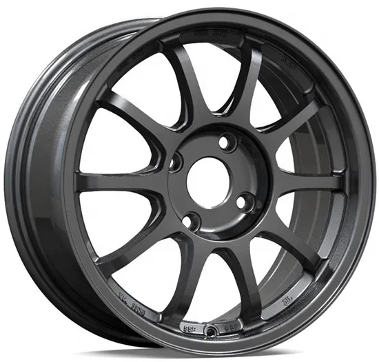 Gray finish multi spoke jwl via aluminum wheels 4/5 holes auto rims with 15/16 inch