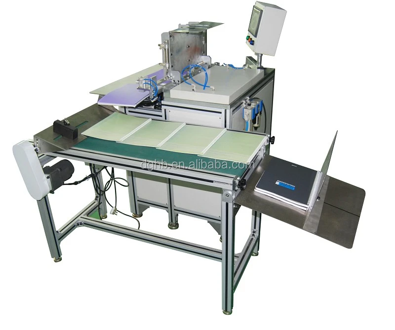 Book binding machine DWC520 automatic o binding machine