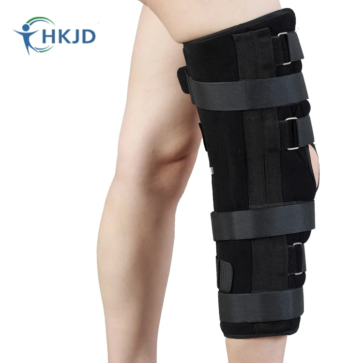 HKJD Tri-Panel Knee Immobilizer Brace ,3-Panel Knee Brace Leg Brace/Stabilizer Support Splint For Knee Fractures Arthritis