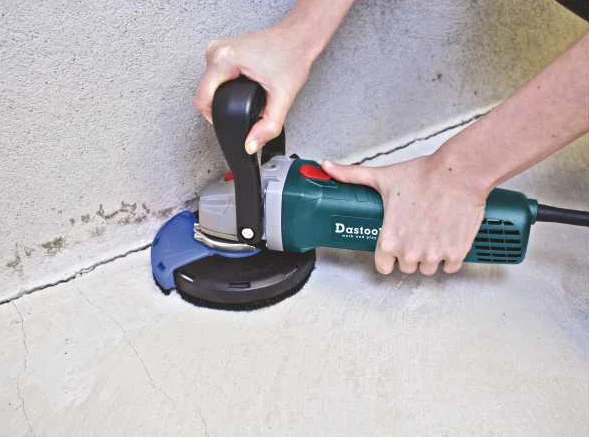 Dastool 125mm/5-inch 1400W  electric concrete tools with dust shroud for concrete surfacing finishing