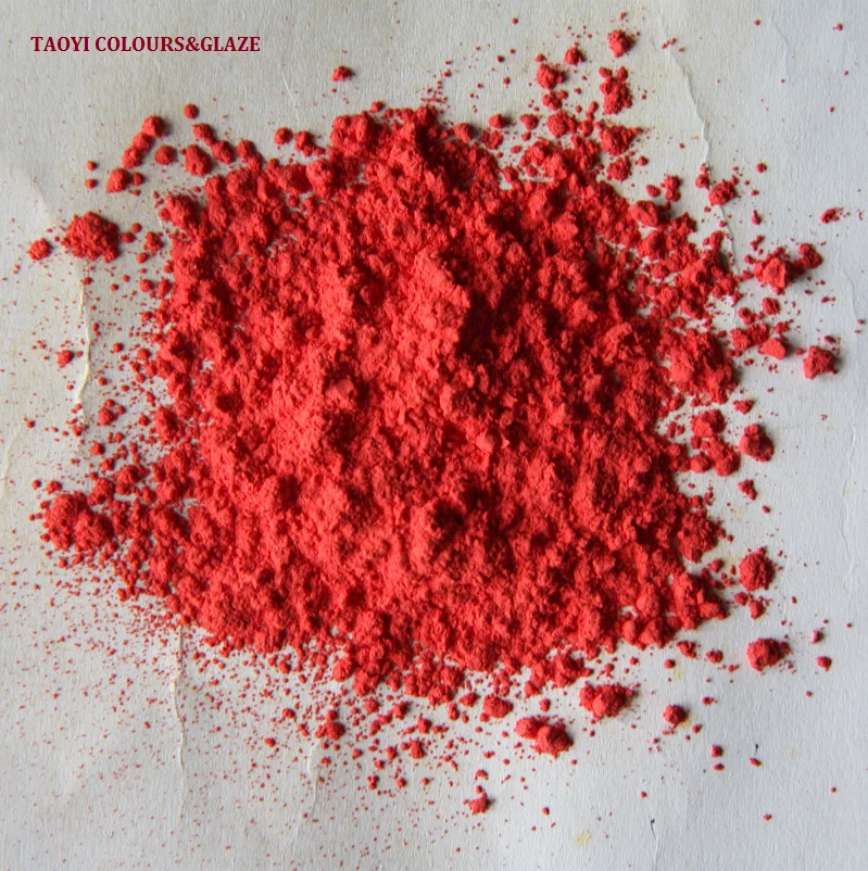 
Неорганическое включение больших красных керамических пигментов 