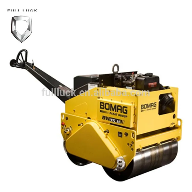 Factory Directly Supply  BOMAG Walking type Double Drum Vibratory Rollers BW75H