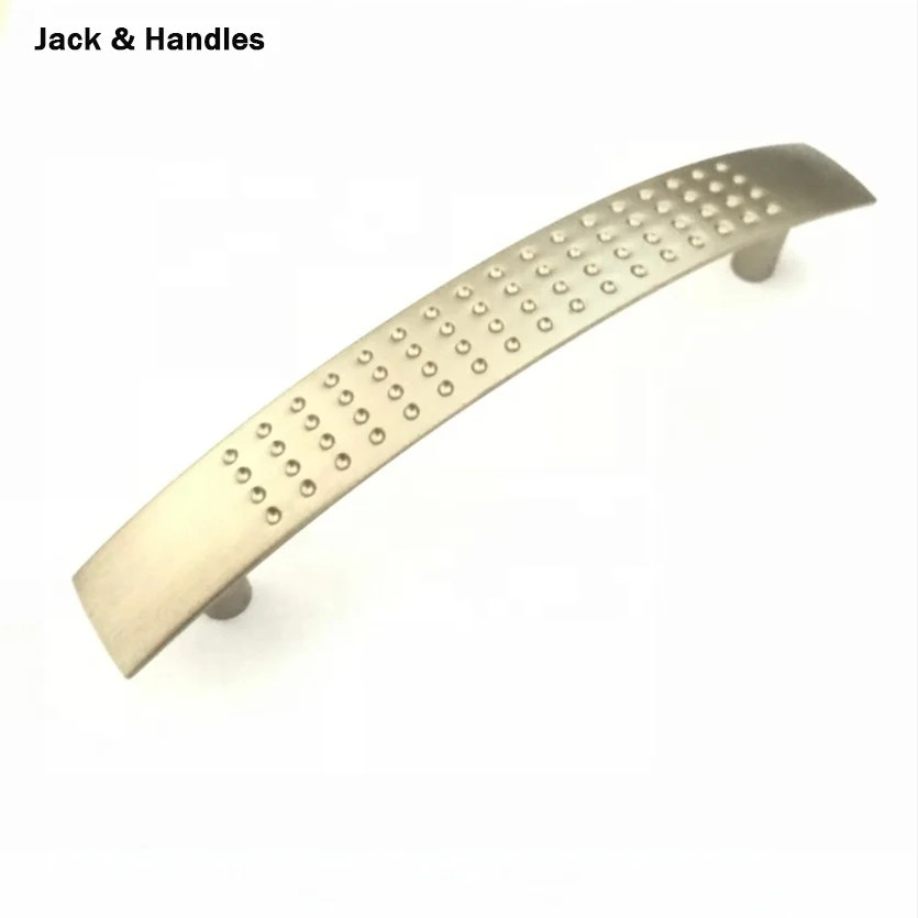 96mm and 128mm antique furniture cabinet drawer dimple bow zinc alloy handle