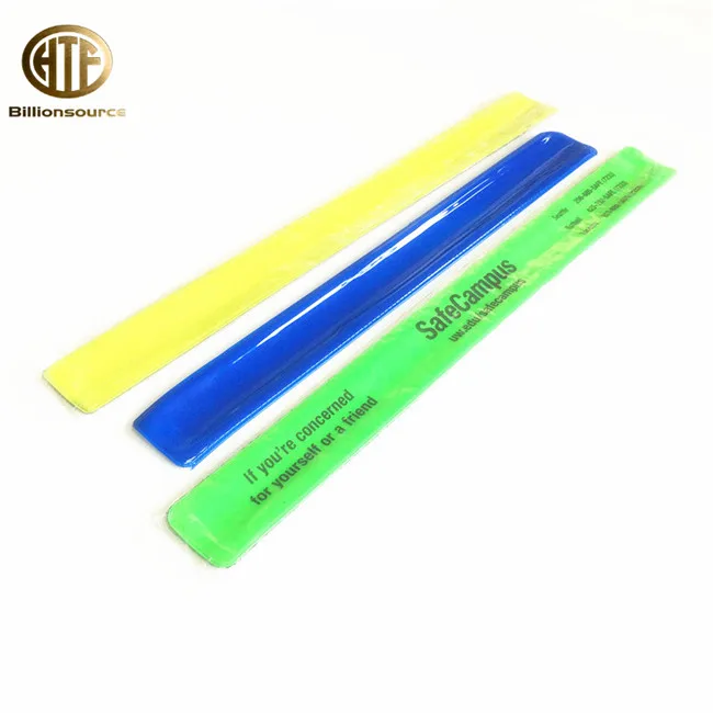 Bracelet accessories kids christmas silicone rainbow slap bracelet