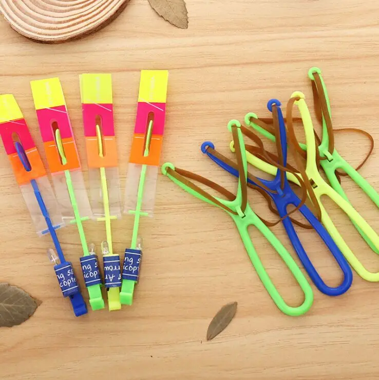 
Wholesale Toy Gift Slingshot Led Flying Arrow Helicopter 