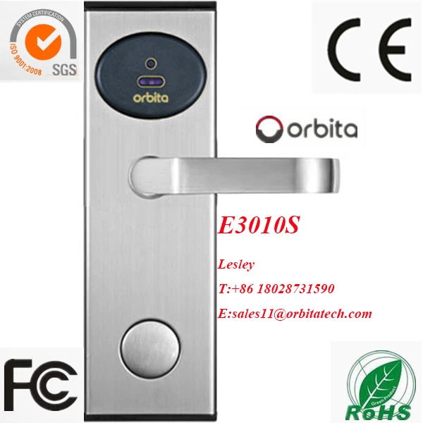 Orbit Contactless Card Entrance Door Lock for Hotel Using Digital Lock