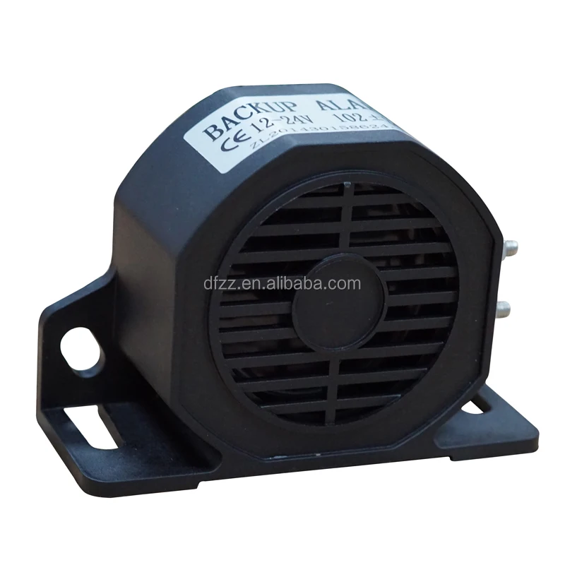 Duralast Back Up Alarm BiBi 102dB Black Truck Safety Factory directly sales DC 12-24V Back Alarm