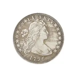 Statue of liberty, 1900 antique bronze coin, handicraft, eagle old coins