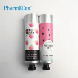 hand cream packaging plastic cosmetic soft aluminum tube with lids
