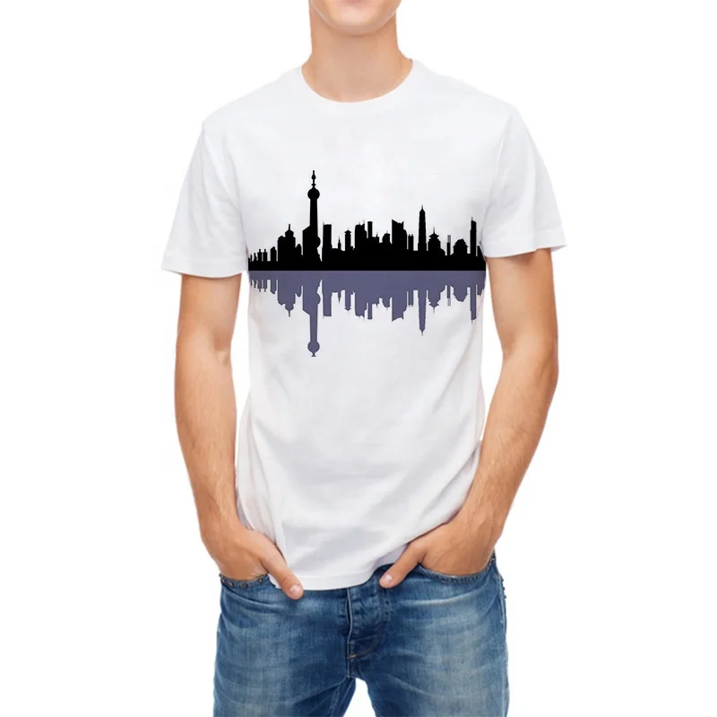 Wholesale cheap printed brand high quality t shirt