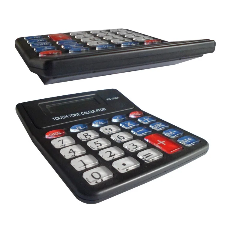 Transparent Buttons Desktop Electronic Calculator 268A