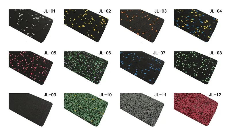 Cross training Equipment Noise Reduction Water Proof EPDM Gym Rubber Floor