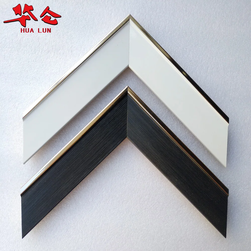 Wholesale Factory Free Sample Modern Black Polystyrene Picture Frame Moulding