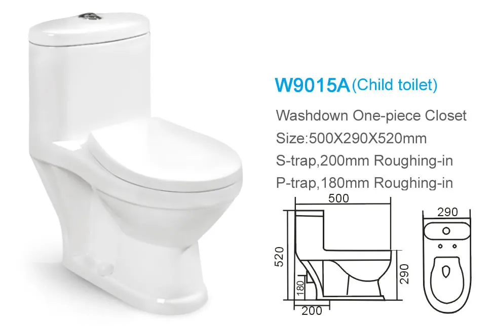 Modern colorful sanitary ware ceramic baby toilet bowl