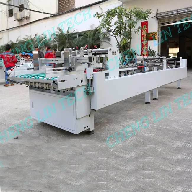 
Cheng Lin PET PVC PP box pasting gluing folding machine 