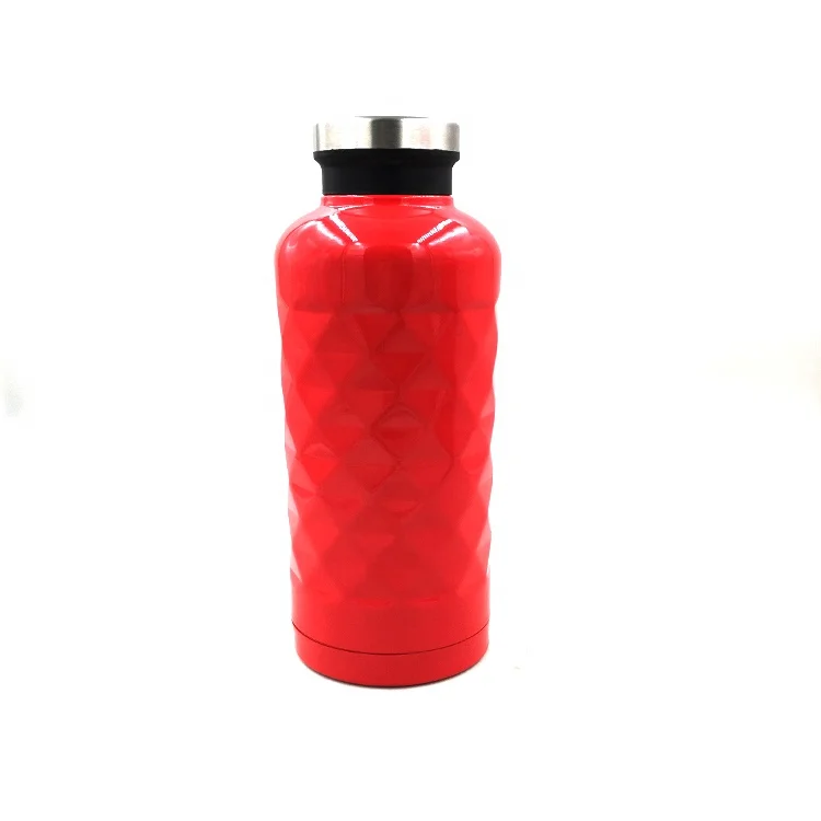 
Fashion 750 ml diamond design cola shape thermos water bottle in stainless steel vacuum insulated 