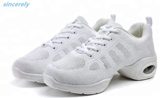 
Wholesale OEM knitted latin dance soft women shoes 