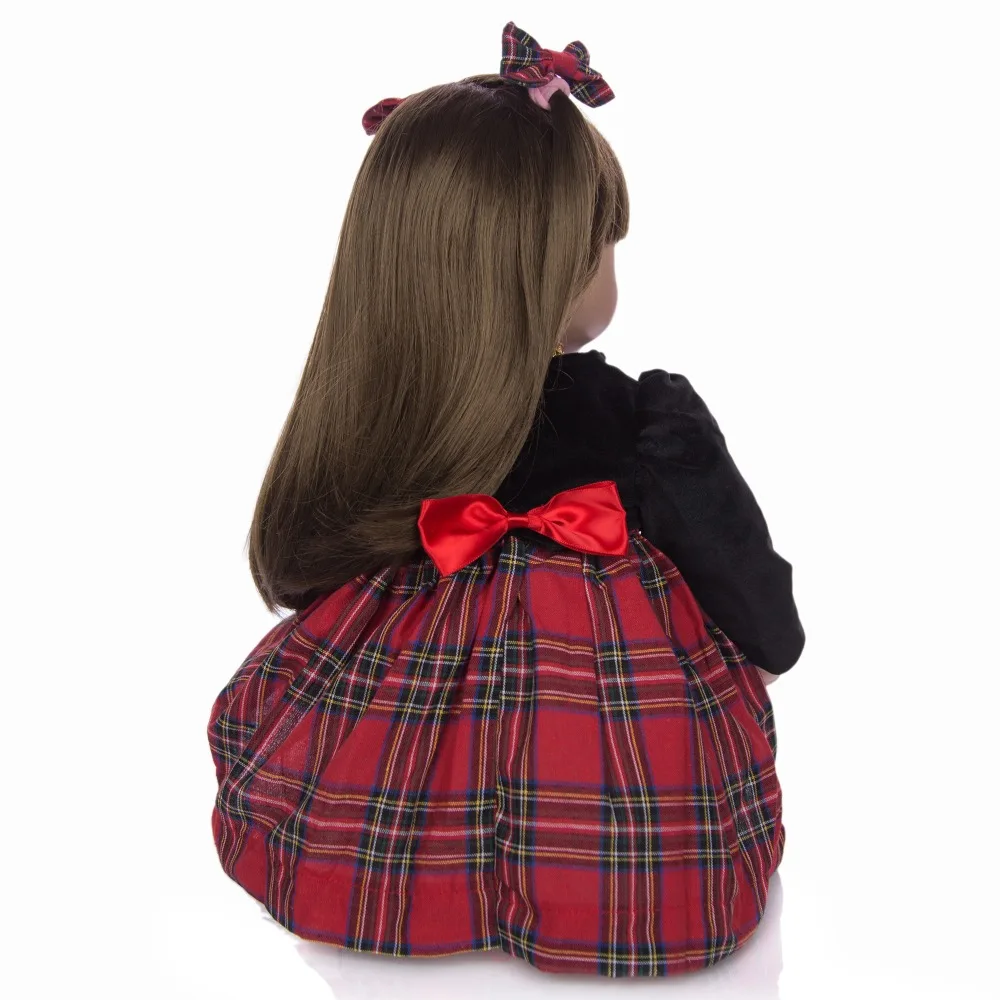 
KEIUMI 24 Inch 60 cm Reborn Dolls Silicone Soft Realistic Princess Girl Baby Doll Kids Birthday Xmas Gifts 