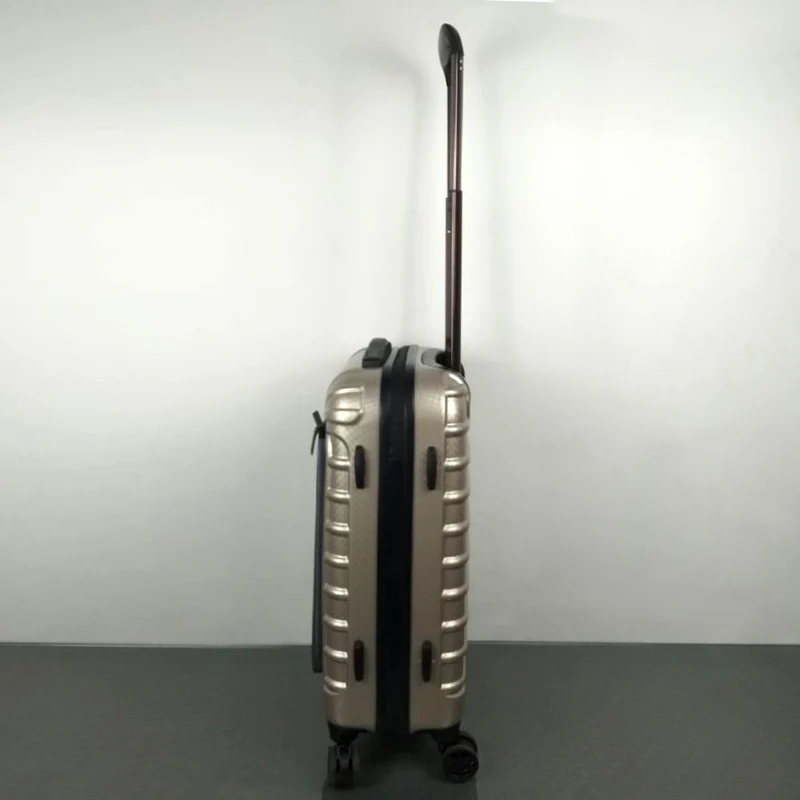 100% PC sky travel trolley luggage with front pocket GSP Indonesia factory