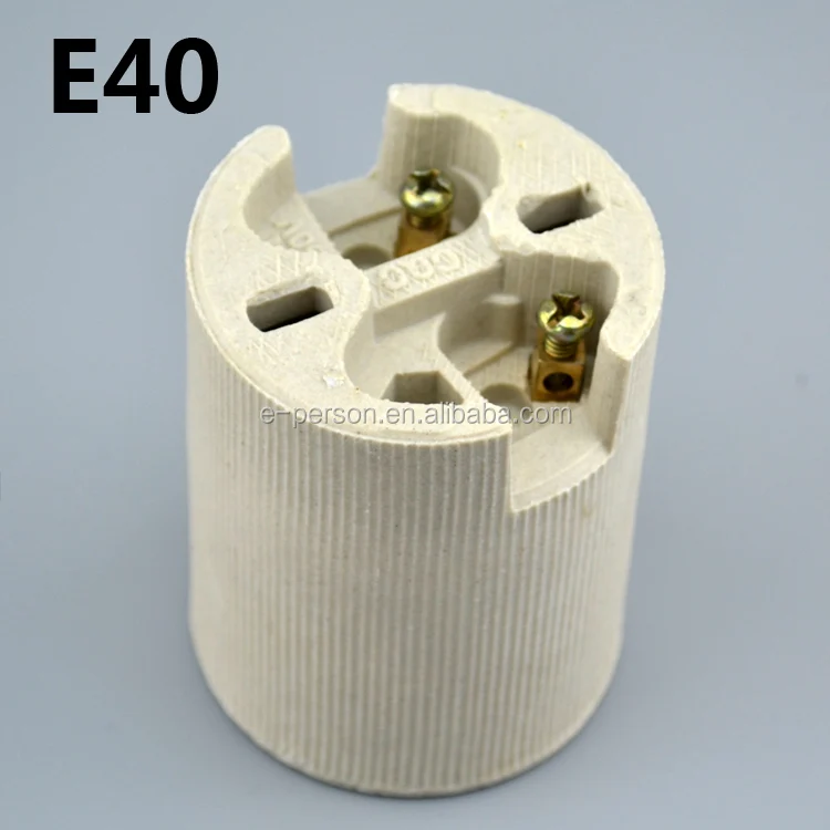Bulb socket E27 E26 E40 ceramic lamp holder
