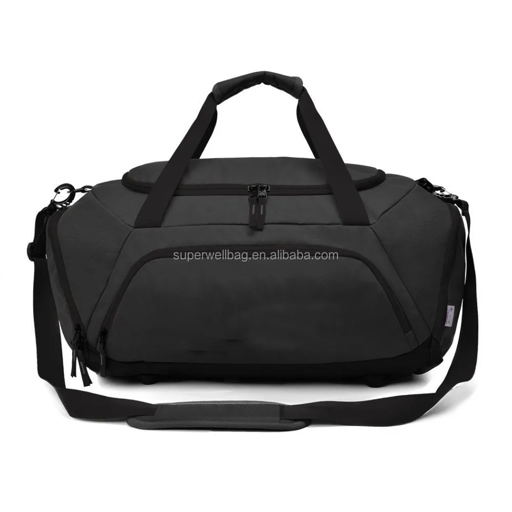 Blue color China made durable sports bag duffel bag gym weekend bag