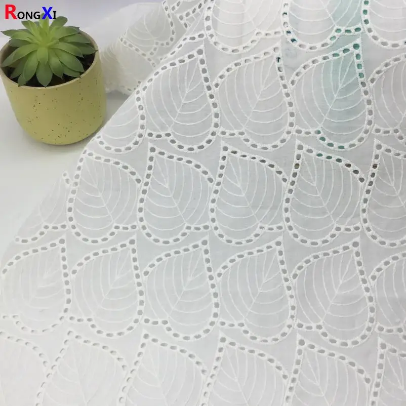 RXF0585 embroidery pima cotton Cotton Fabric