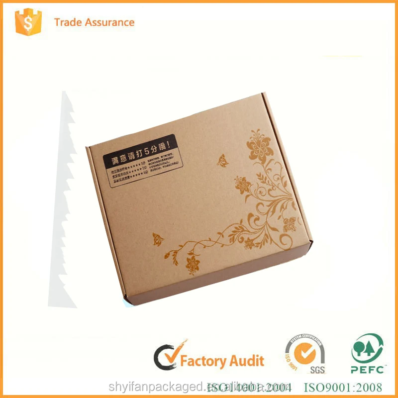 Оптовая индивидуальные печатной площади картон почтовый ящик