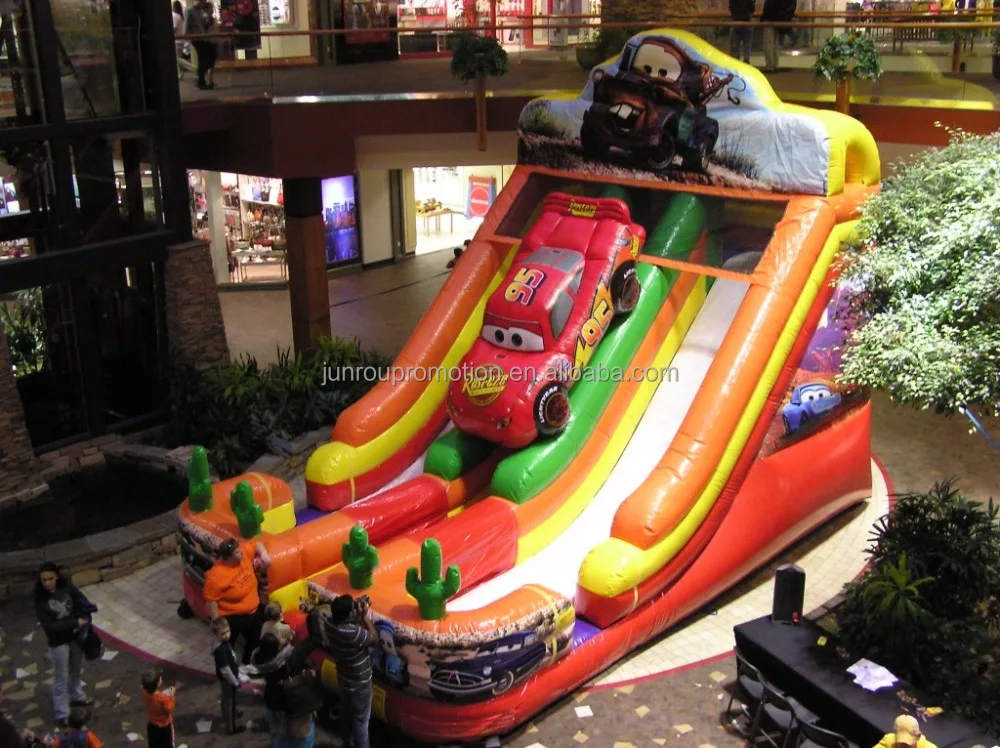 Fast delivery giant inflatable car type slide, inflatable slides in stock SL-33