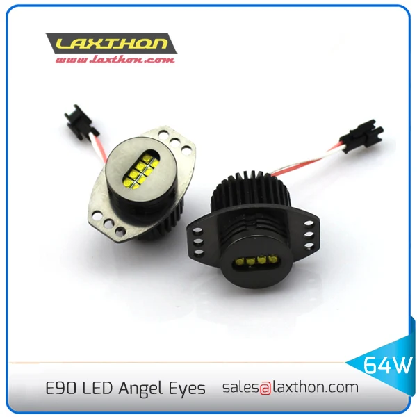 High quality Xenon White CanBus Error Free 64W E90 LED angel eyes LED marker for BMW E90 3 Series