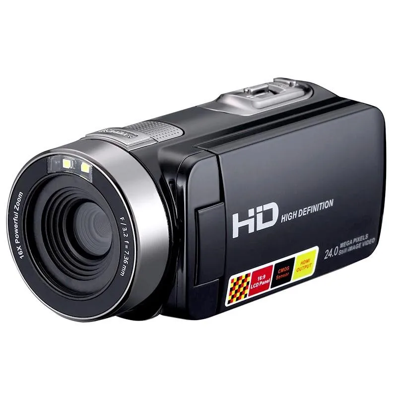 Best Selling Digital Video Camera Full HD 1080P 3'Screen 16X Digital Zoom 24 Mega Pixels Digital Video Camera With Night Vision