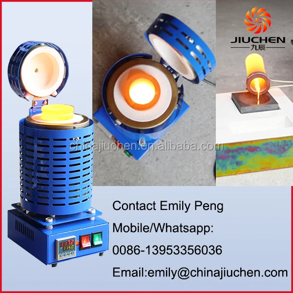 Small Portable Electric Gold Silver Copper Smelter with 1kg 2kg 3kg 4kg