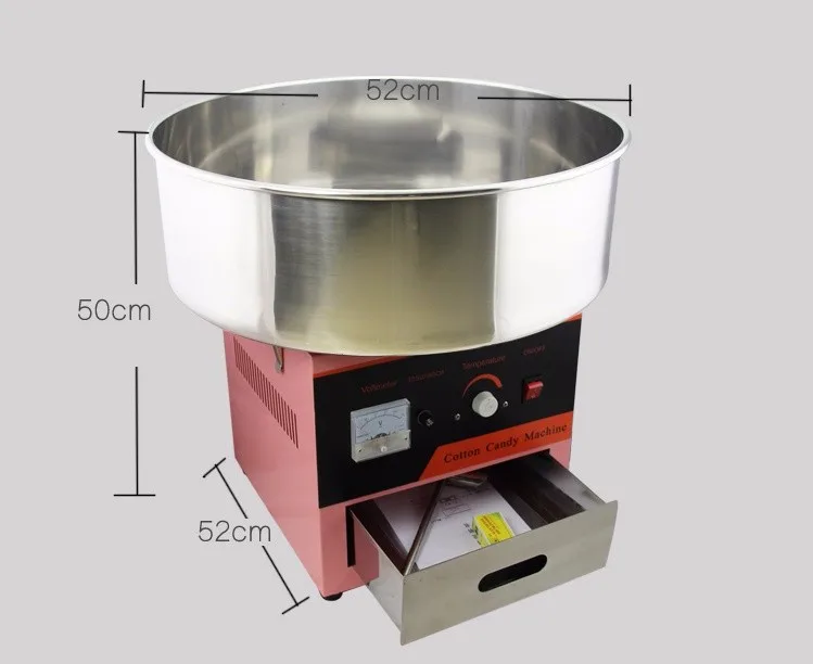 flower cotton candy floss maker machine