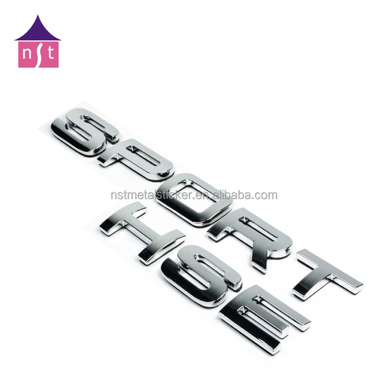 Glossy ABS Logo Plastic Nameplate