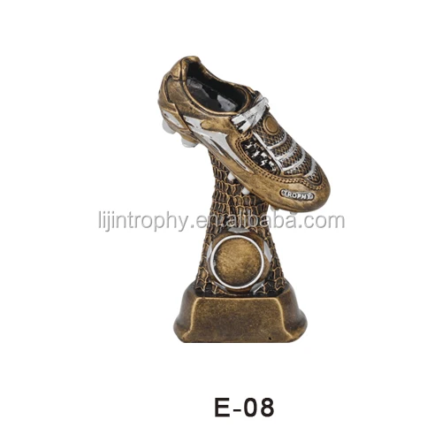 Высококачественная смоляная лпковая футбол обуви трофей