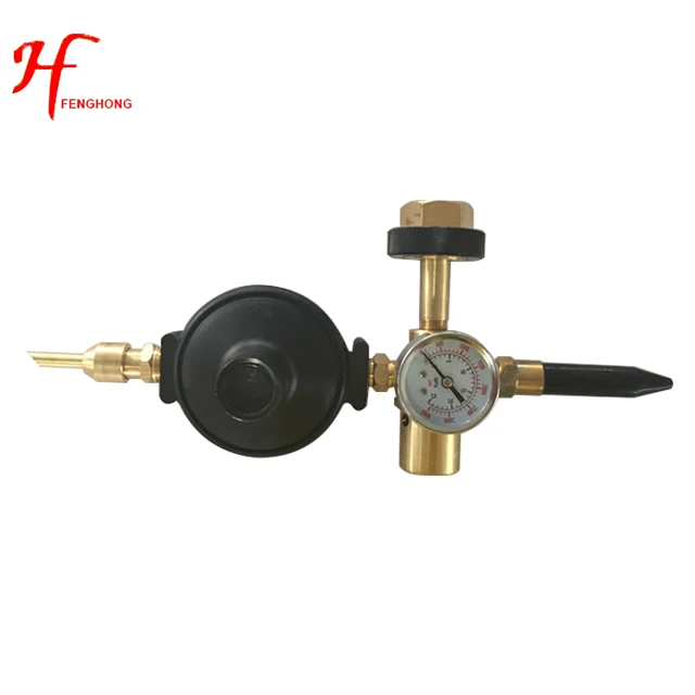 China Manufacturer brass Helium Tank Combo Mylar and Latex Balloon Filler Valve with 200 bar pressure