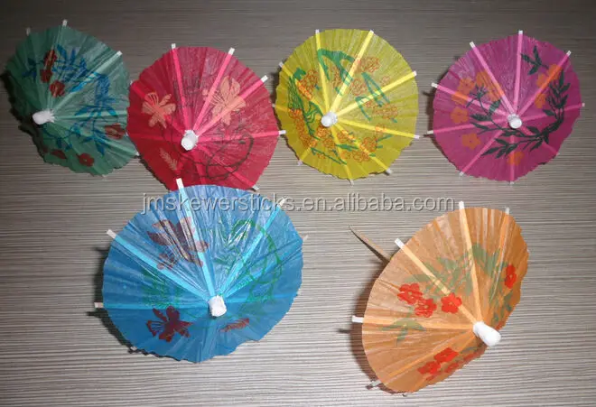 
Gifts & Crafts Handmade Mini Cocktail Umbrella Picks 