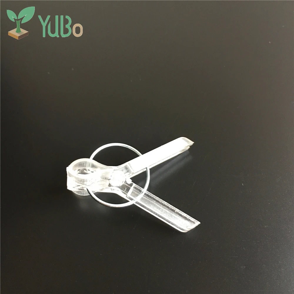 Прозрачные Пружинные зажимы для прививки манго, пластиковые зажимы для прививки баклажанов