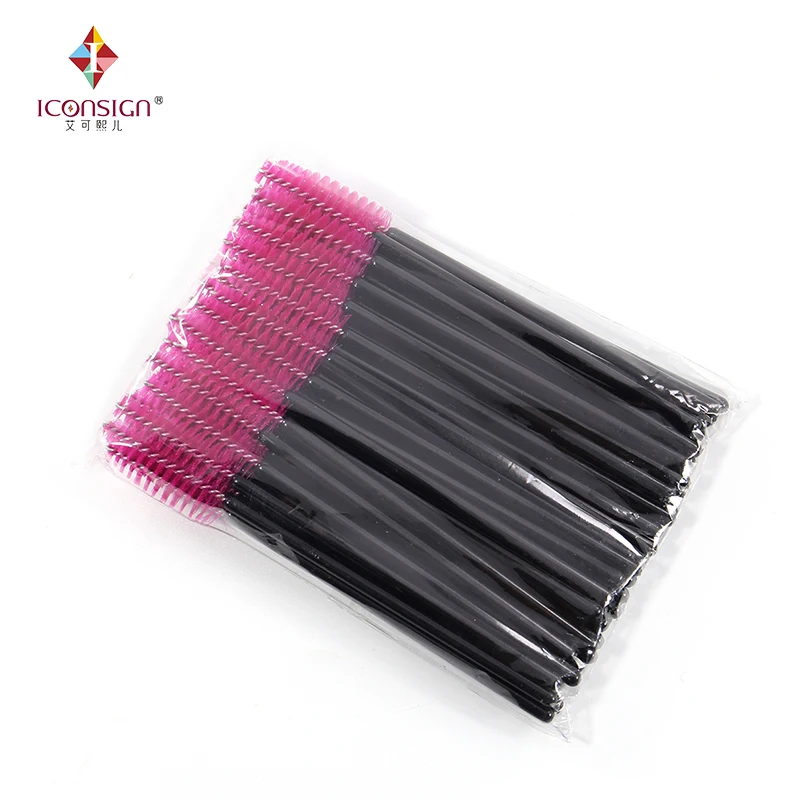 Plastic Eyelash brush mascara wands Tinting Applications for eyelash extensions