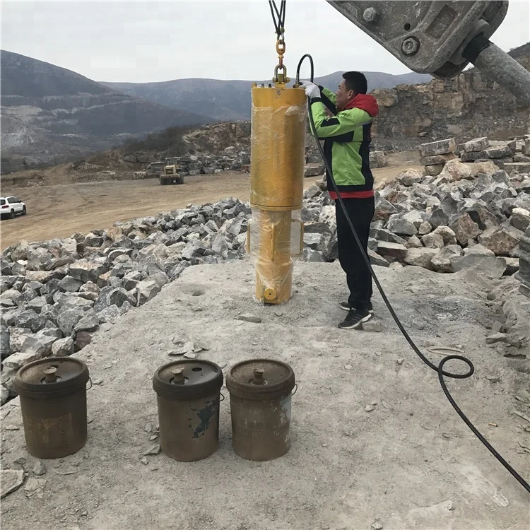 
Factory wholesale excavator rock splitting hydraulic rock splitter 