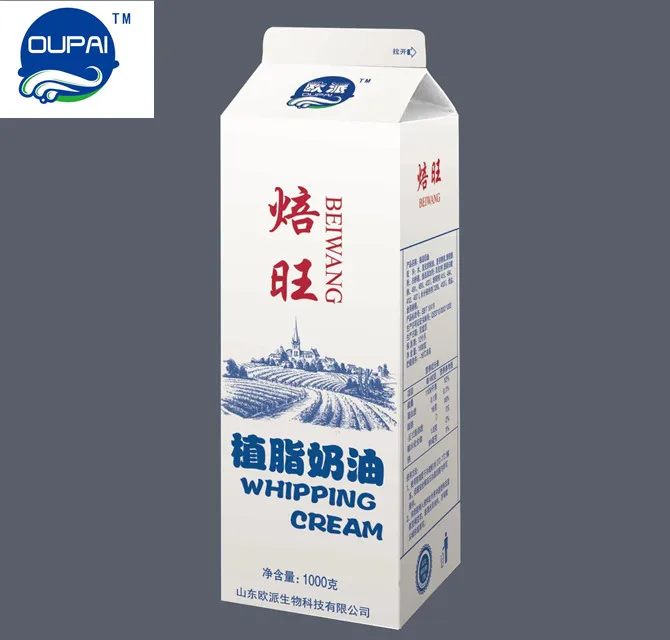 
High quality whipping cream for cake topping &ice cream fillings 