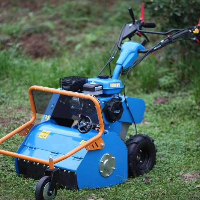 7HP Petrol engine powered small walk behind flail mower